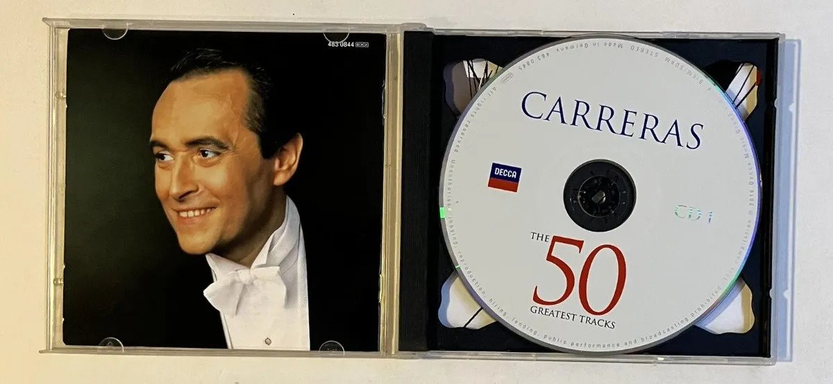2 CDs José Carreras - The 50 Greatest Tracks - Imagem 2