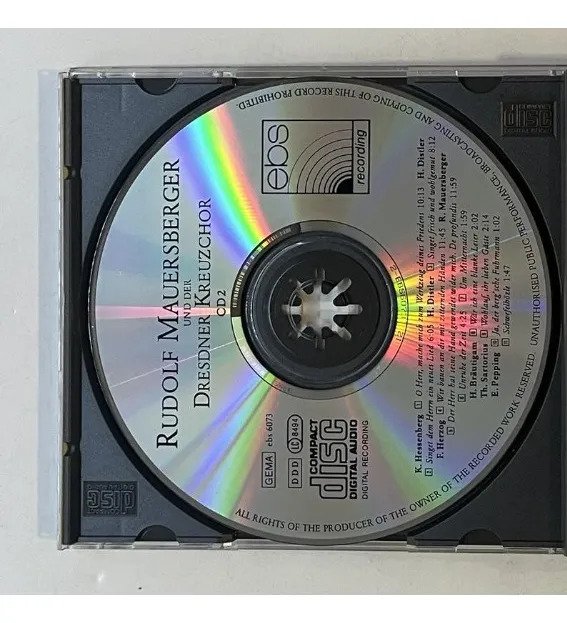 2 CDs Dresdner Kreuzchor - Rudolf Mauersberger Und Der Dresdner Kreuzchor - Imagem 3